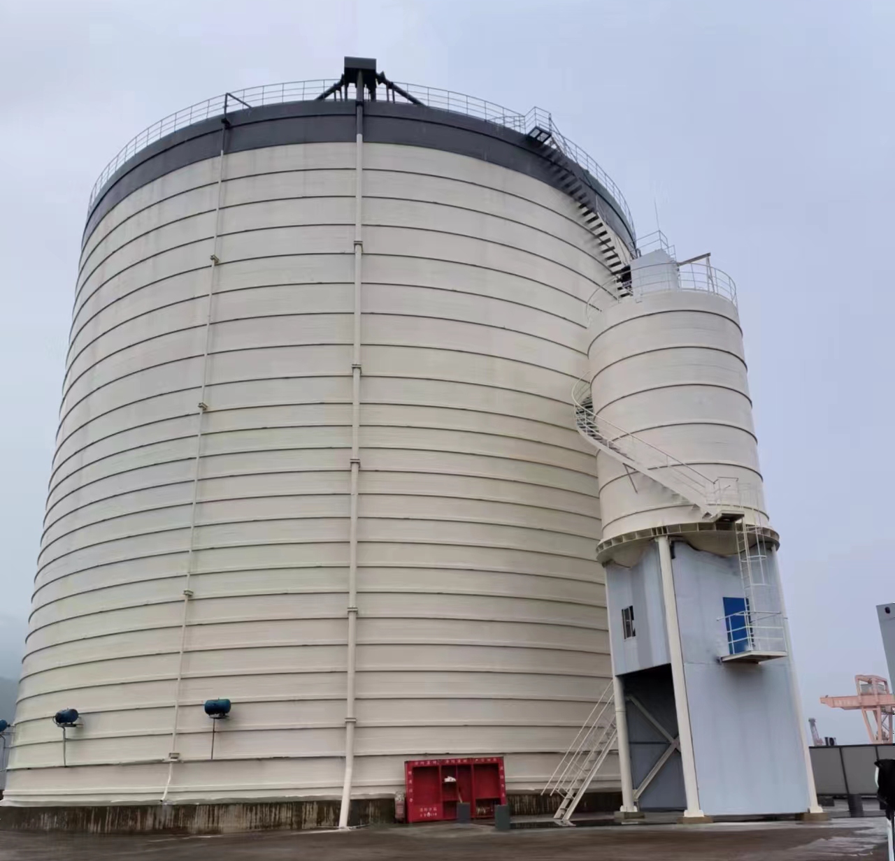 尼木10万吨水泥钢板库